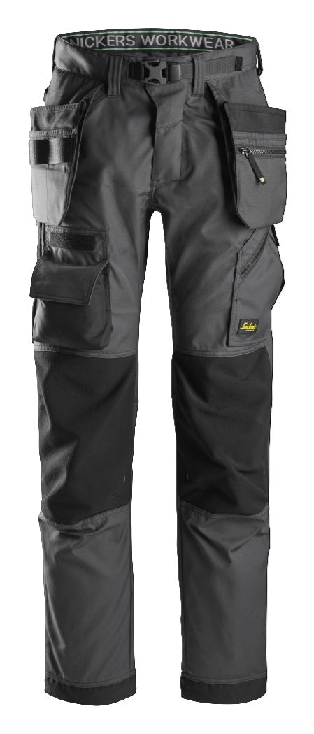 Snickers FlexiWork Floorlayer Trousers with Holster Pockets 6923